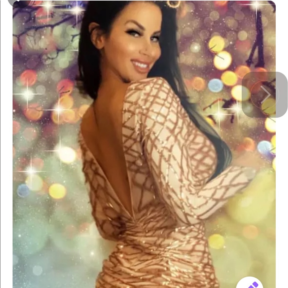 Stunning Sequence Lined Dress for special occasions